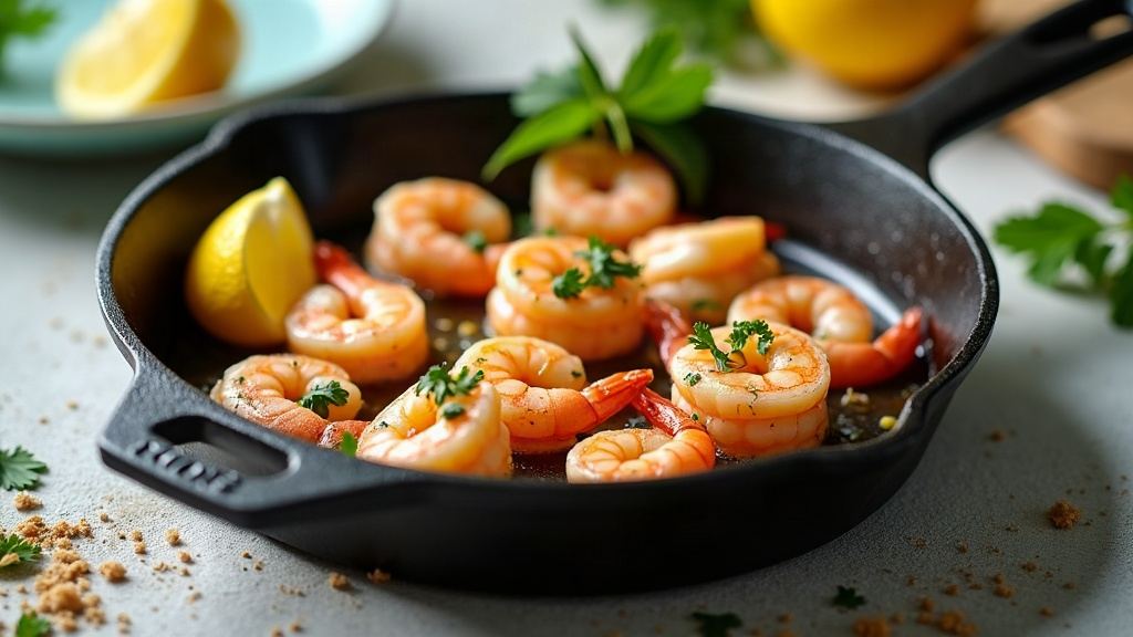 Camarones al ajillo en 15 minutos