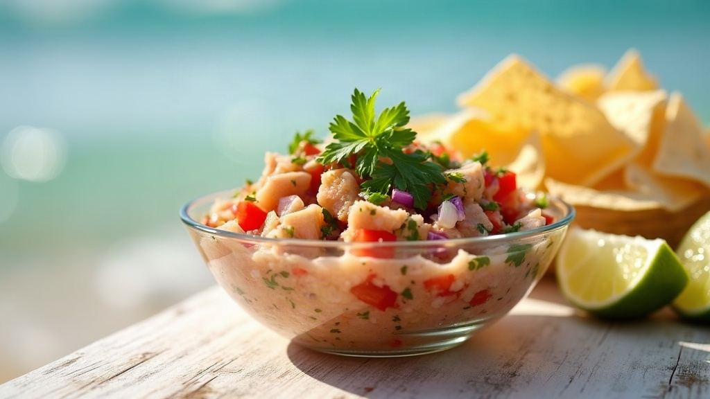 Ceviche de pescado blanco, como en la costa
